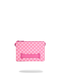 POCHETTE SPRAYGROUND 9321 PINK NEW CHECK FACES CROSSOVER CLUTCH