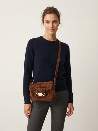 Borsa Pashbag 20325 Mini Carly Golden in suede