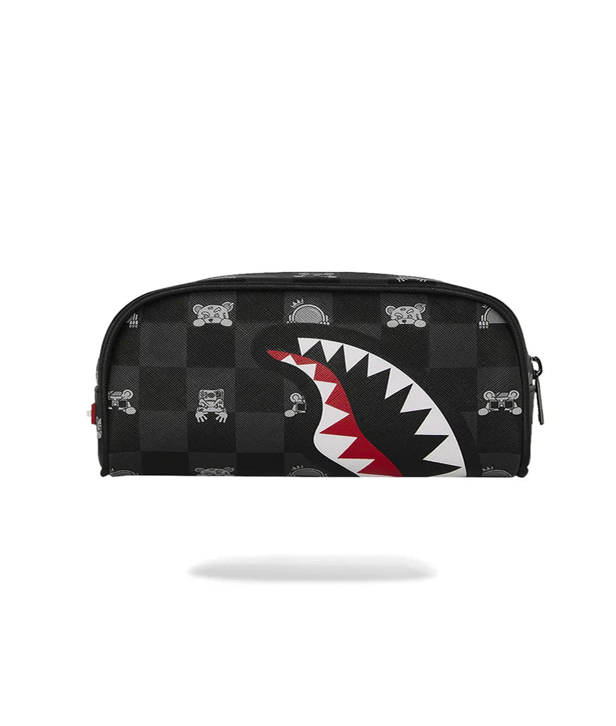 ASTUCCIO SPRAYGROUND 8913 GRAY PEEKING CHARACTER CHECK