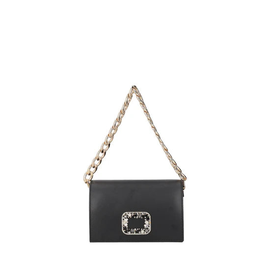Borsa Tosca Blu TS2583B08 Tracollina Denise con accessorio gioiello
