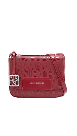 Borsa Armani Exchange XW001577 AF17290 Tracolla logata in vernice