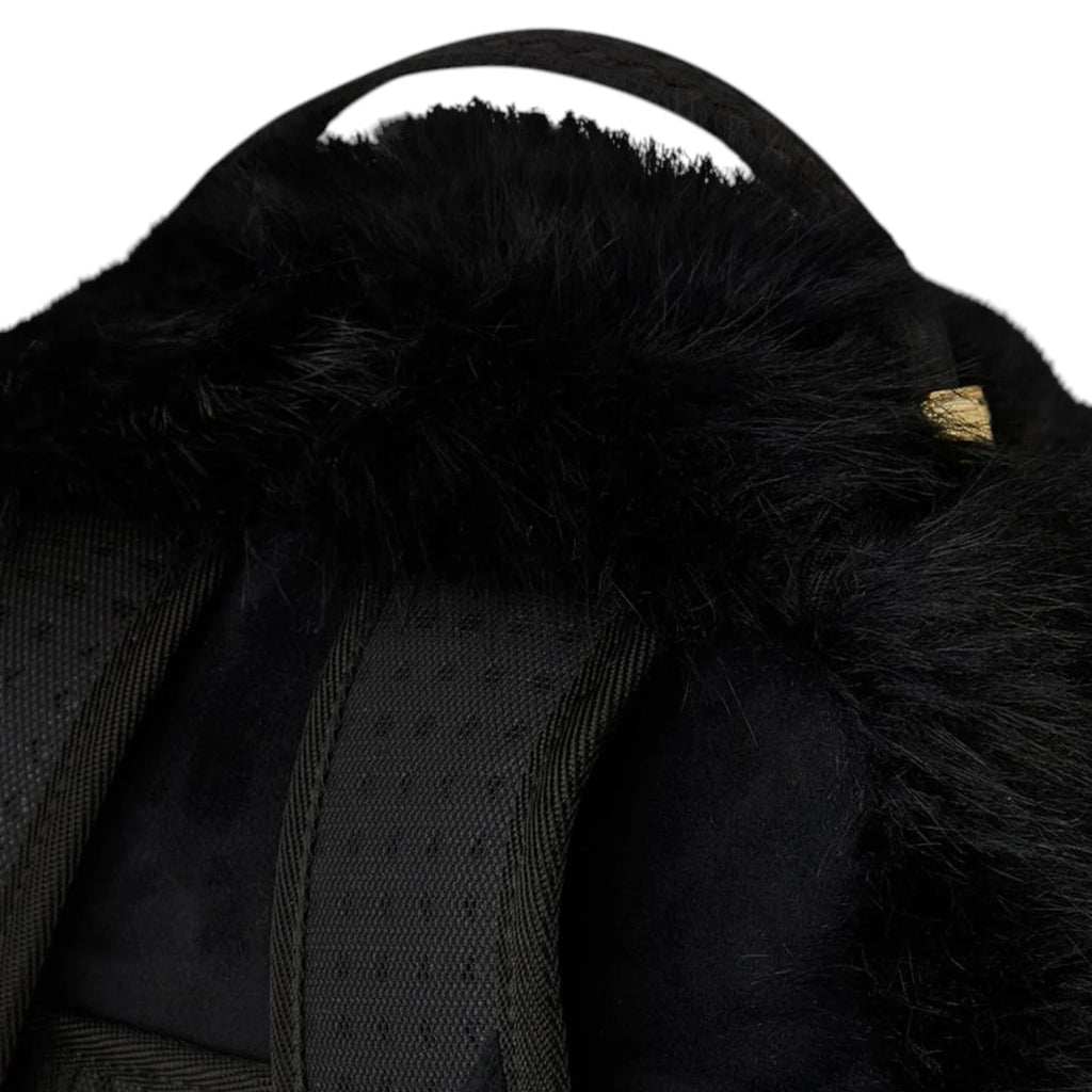 ZAINO SPRAYGROUND 8203 FUR CRAY BLACK