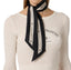 Foulard Elisabetta Franchi FO25F61E2 in twill di seta con stampa logo