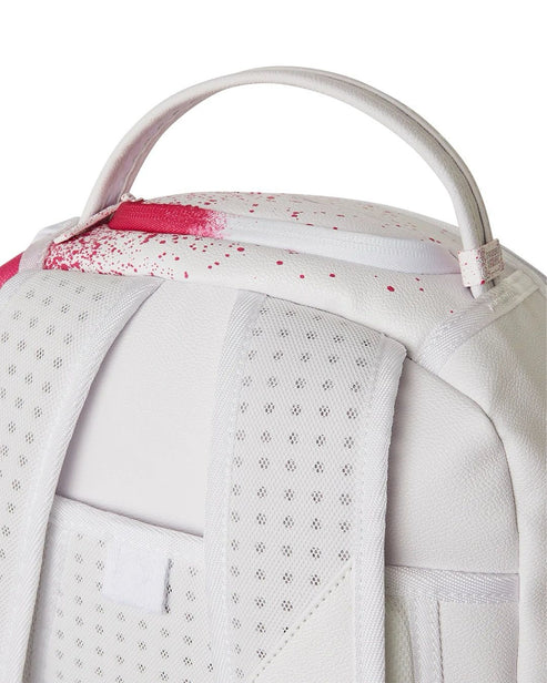 Zaino Sprayground bianco pink vandal backpack 910B7431
