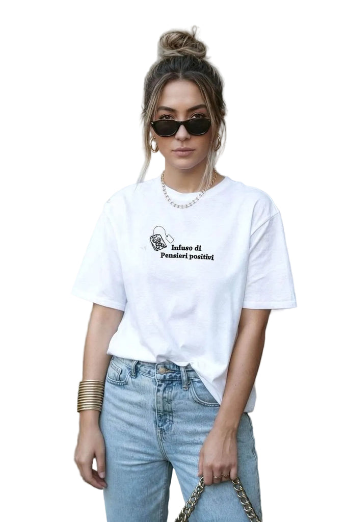 T-Shirt Agape Infuso Di Pensieri Positivi