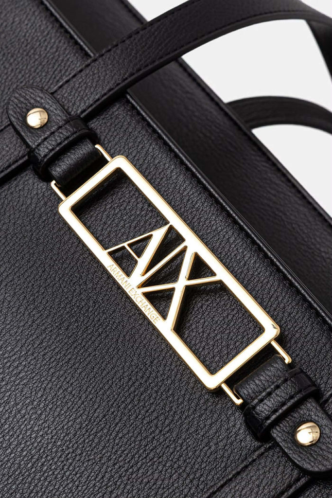 Borse Armani Exchange XW002608 AF15632 fibbia logo gold