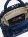 Borsa Saint Barth Vanity Mini Denim Dark VAMI001 00431L