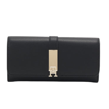 Portafoglio Tommy Hilfiger AW17369 Grande con pattina nero