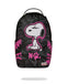 ZAINO SPRAYGROUND 8781 PEANUTS SNOOPY PINK STENCIL DLXSV BACKPACK