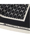 Foulard Elisabetta Franchi FO02L46E2 in seta con pattern rombo e logo