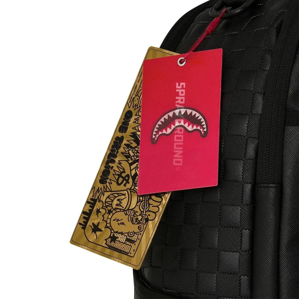 ZAINO SPRAYGROUND 8876 RAISED CHECK BACKPACK