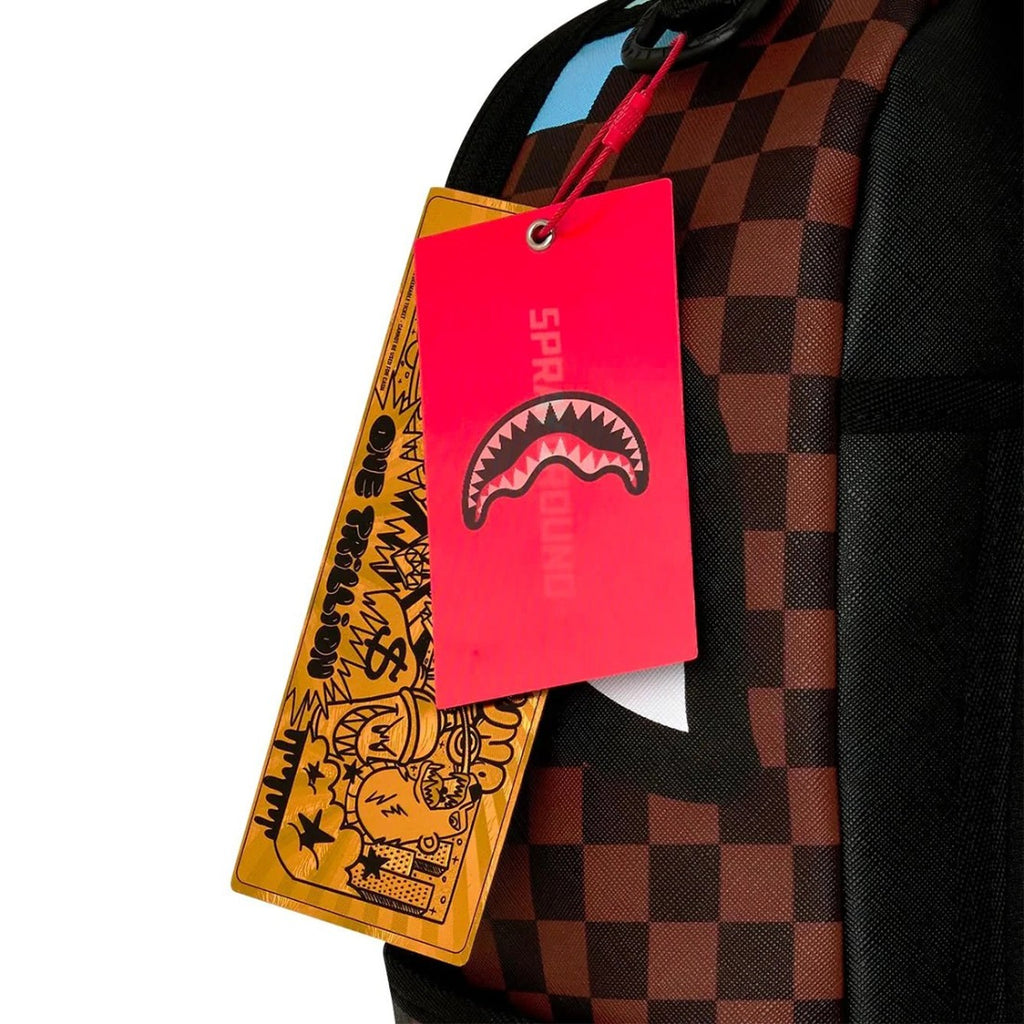 ZAINO SPRAYGROUND 9145 FAMILY GUY PETER FALLING THROUGH WALL BACKPACK