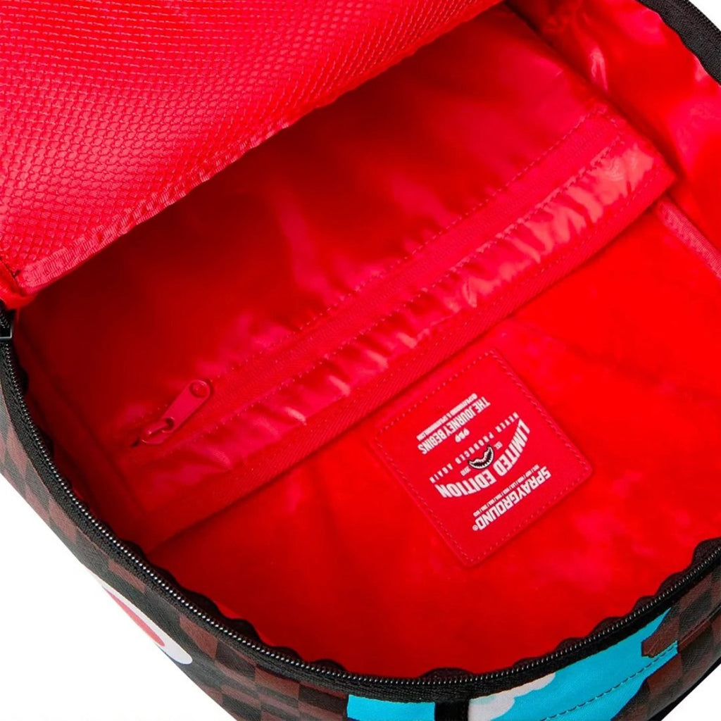 ZAINO SPRAYGROUND 9145 FAMILY GUY PETER FALLING THROUGH WALL BACKPACK