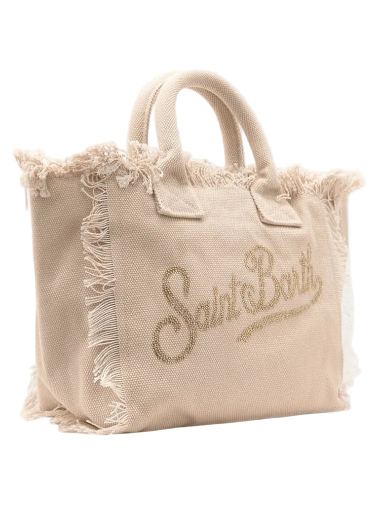 Borsa Saint Barth Colette Beige Con Strass COL0001 00267L