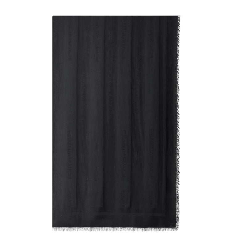 Foulard  Elisabetta Franchi SC15F61E2  in viscosa e modal con righe jacquard