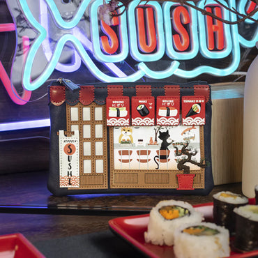 Pochette Vendula Sushi F37493391 Blue Zipper Coin Purse Edizione Limitata