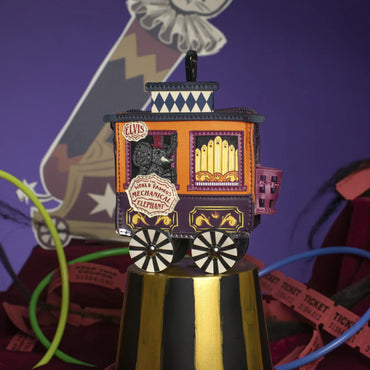 Portamonete Vendula F44583371 Skelecat's Travelling Ghost Circus Compact Folding Wallet