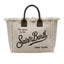 Borsa Saint Barth Colette Stipes Beige COL0001 03450L