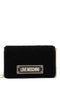 Borsa Love Moschino JC4379 con Tracolla  in Tessuto Teddy Nero