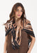 Foulard Elisabetta Franchi  FO26L62E2 stampa tigre