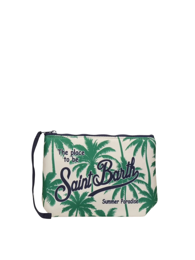 Pochette Saint Barth Palm All Over