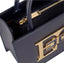 Borsa Elisabetta Franchi BS06A46E2 a mano piccola con logo Blu