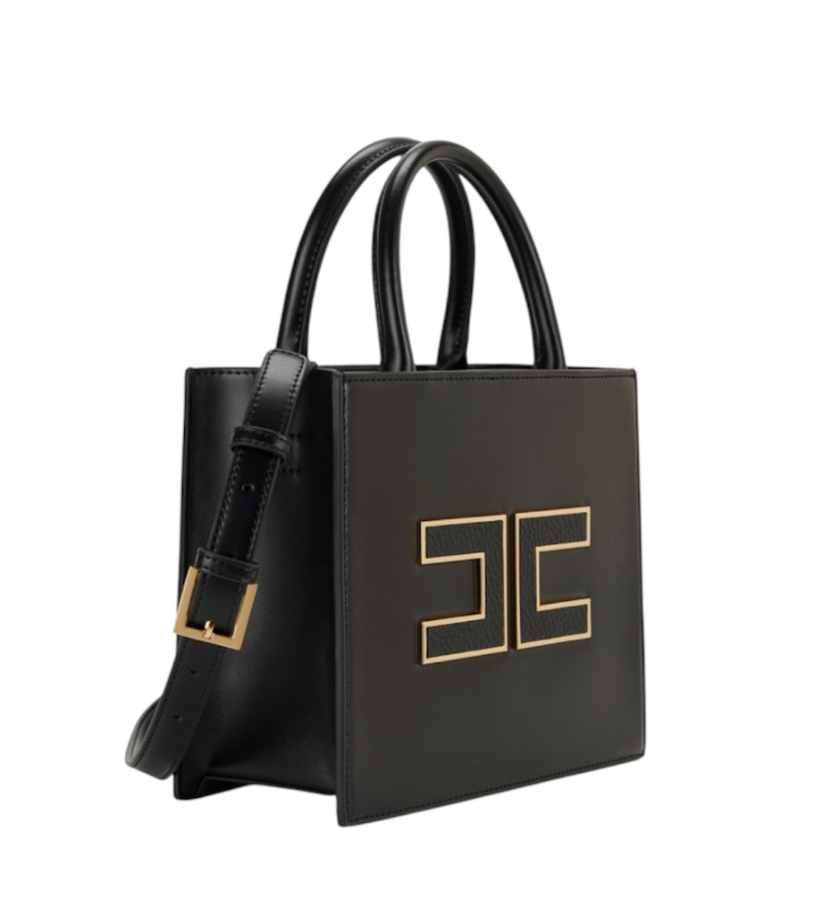 Borsa Elisabetta Franchi BS33A56E2 Tote piccola con logo