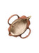 Borsa a mano Hyde piccola con finitura martellata e logo