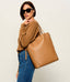 Borsa Elisabetta Franchi BS24A66E2 shopper bag con zip gold laterali