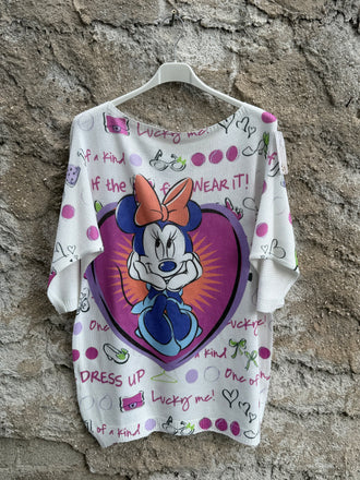 T-shirt in filo grafica fantasia