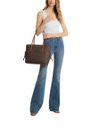 BORSA MICHAEL KORS TOTE VOYAGER GRANDE CON LOGO ALL OVER