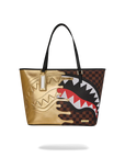 BORSA SPRAYGROUND 9345 SHARKS IN PARIS GOLD DRIP TOTE