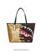 BORSA SPRAYGROUND 9345 SHARKS IN PARIS GOLD DRIP TOTE