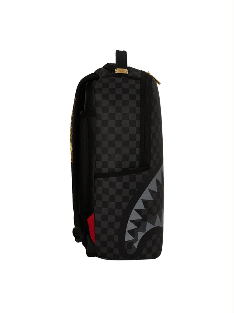 ZAINO SPRAYGROUND 8683 GOLD FLORAL REMIX DLXSV BACKPACK
