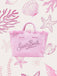 Borsa Saint Barth Colette Rosa Con Logo In Strass COL0001 00403L