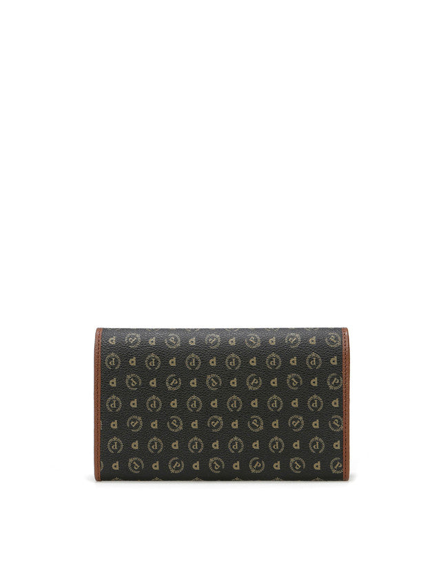 Portafoglio Pollini TE9000 Heritage Logo Classic Nero/marrone