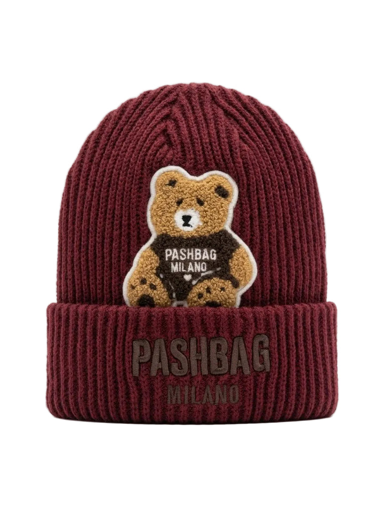 Cappello Pash Bag con risvolto Orsetto Teddy