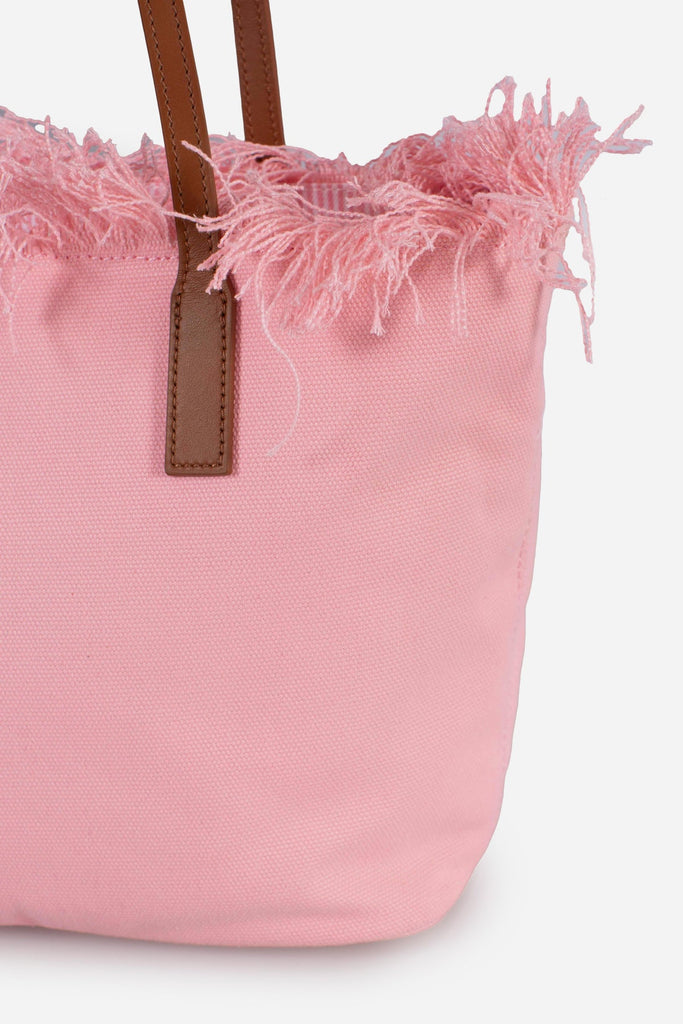 Borsa Saint Barth city bag mid fringe  CBMF001 01743L