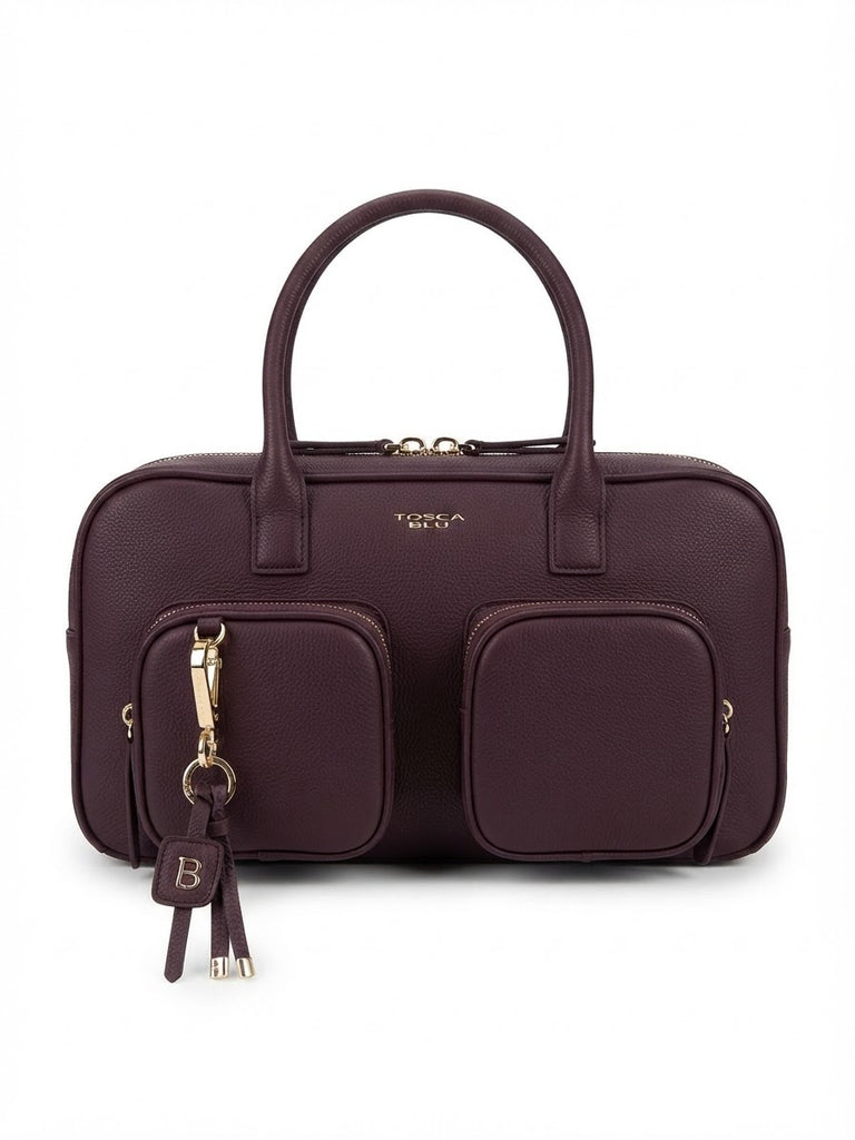 Borsa Tosca blu TF26GB173 Bauletto Tokyo  con tasche