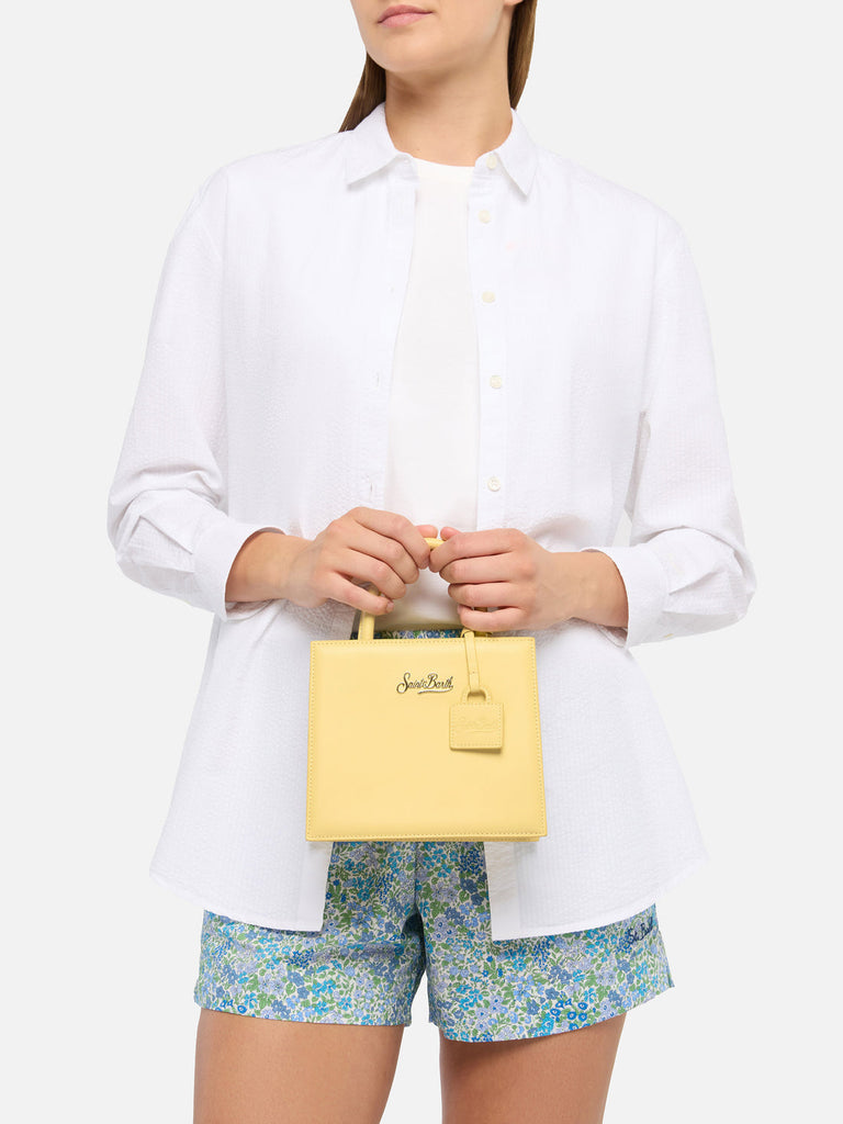 BORSE SAINT BARTH SHOP BAG MINI IN PELLE