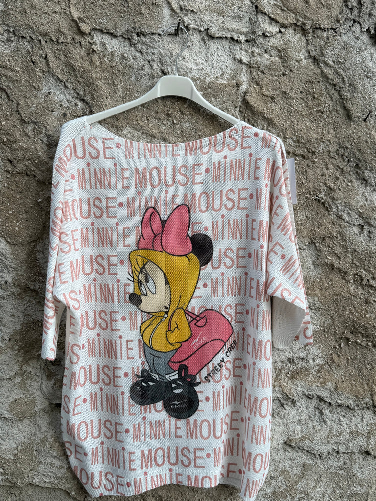 T-shirt in filo grafica fantasia