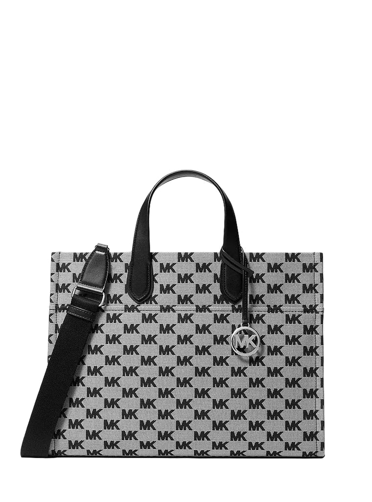 Borsa Michael Kors 38S5S3GT3J tote Gigi grande con logo jacquard