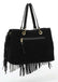 Borsa Mimi Mua M8H201315 Shopper con frange in camoscio