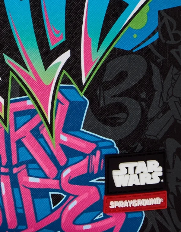ZAINO SPRAYGROUND 9089 STAR WARS VADER HALF GRAFF BACKPACK