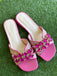 Scarpe Ciabatta Tosca Blu SS2529S294 Nancy con accessorio colore Fuxia