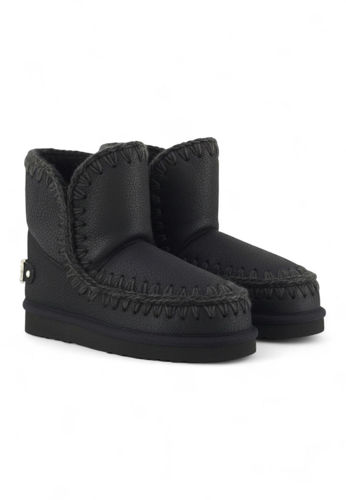Scarpe MOU Eskimo 18 rhinestones logo MU.FW101036B CBKG Black