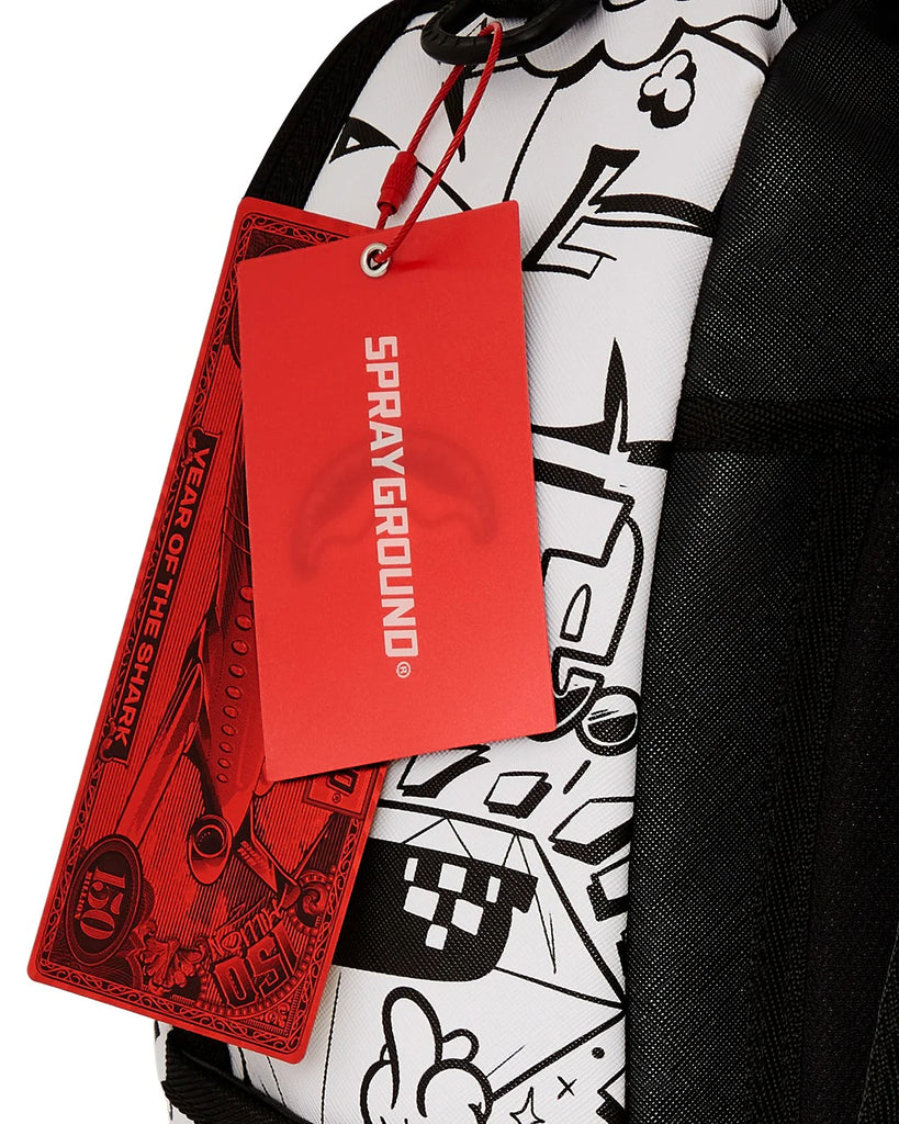 ZAINO SPRAYGROUND ART6852 HEAVY SHARKMOUTH DOODLE DLXSV BACKPACK