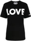 T-Shirt Moschino LOVE In Bianco DJ0706