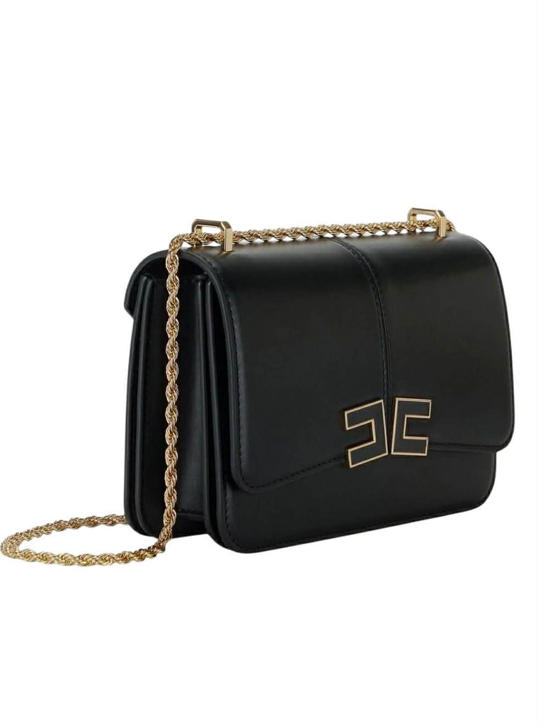 Borsa Elisabetta Franchi  BS91A61E2 a tracolla con dettaglio logo