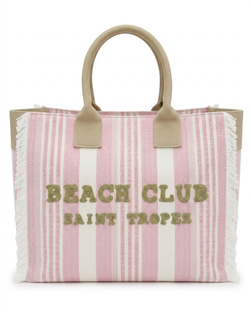 Borse Mainette Saint Tropez In Canvas Medium Beach Club